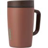 imageOwala SmoothSip Slider Stainless Steel Insulated Travel Mug 100 Leak Proof For Hot and Cold Drinks Travel Friendly with Sliding Lock Lid 12oz BPA Free Leak Proof PinkTan DaybreakCozy Cocoa