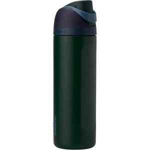 Owala FreeSip Insulated Stainless Steel Water Bottle with Straw, BPA-Free Sports Water Bottle, Great for Travel, 24 Oz, Black Cherry(Lost Signal)