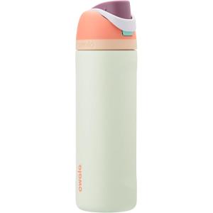 Owala FreeSip Insulated Stainless Steel Water Bottle with Straw, BPA-Free Sports Water Bottle, Great for Travel, 24 Oz, Black Cherry(Surfs Edge)