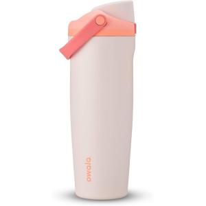 Owala FreeSip Sway Insulated Stainless Steel Water Bottle with Two-Way Spout, Built-In Straw and Bucket Handle, Made for Travel, School, and Sports, 40oz, BPA Free, Leak Proof, Off Road(Sparkling Sherbet)