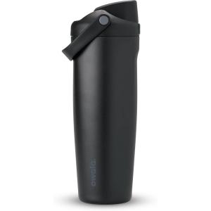 Owala FreeSip Sway Insulated Stainless Steel Water Bottle with Two-Way Spout, Built-In Straw and Bucket Handle, Made for Travel, School, and Sports, 40oz, BPA Free, Leak Proof, Off Road(Very  Very Dark)