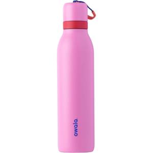 Owala FreeSip Twist Insulated Stainless Steel Water Bottle with Straw for Sports and Travel, BPA-Free, 24-oz, Blue Blue Jay(Fruit Punch)