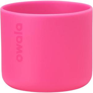 Owala Silicone Water Bottle Boot, Anti-Slip Protective Sleeve Cover for 24-oz FreeSip, Twist, and Flip Stainless Steel Water Bottles, Aqua(Bright Pink)