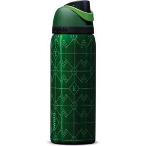 Owala Wicked FreeSip Insulated Stainless Steel Water Bottle with Straw for Sports and Travel, BPA-Free Sports Water Bottle, 32 oz, Elphaba (Green)(Elphaba)